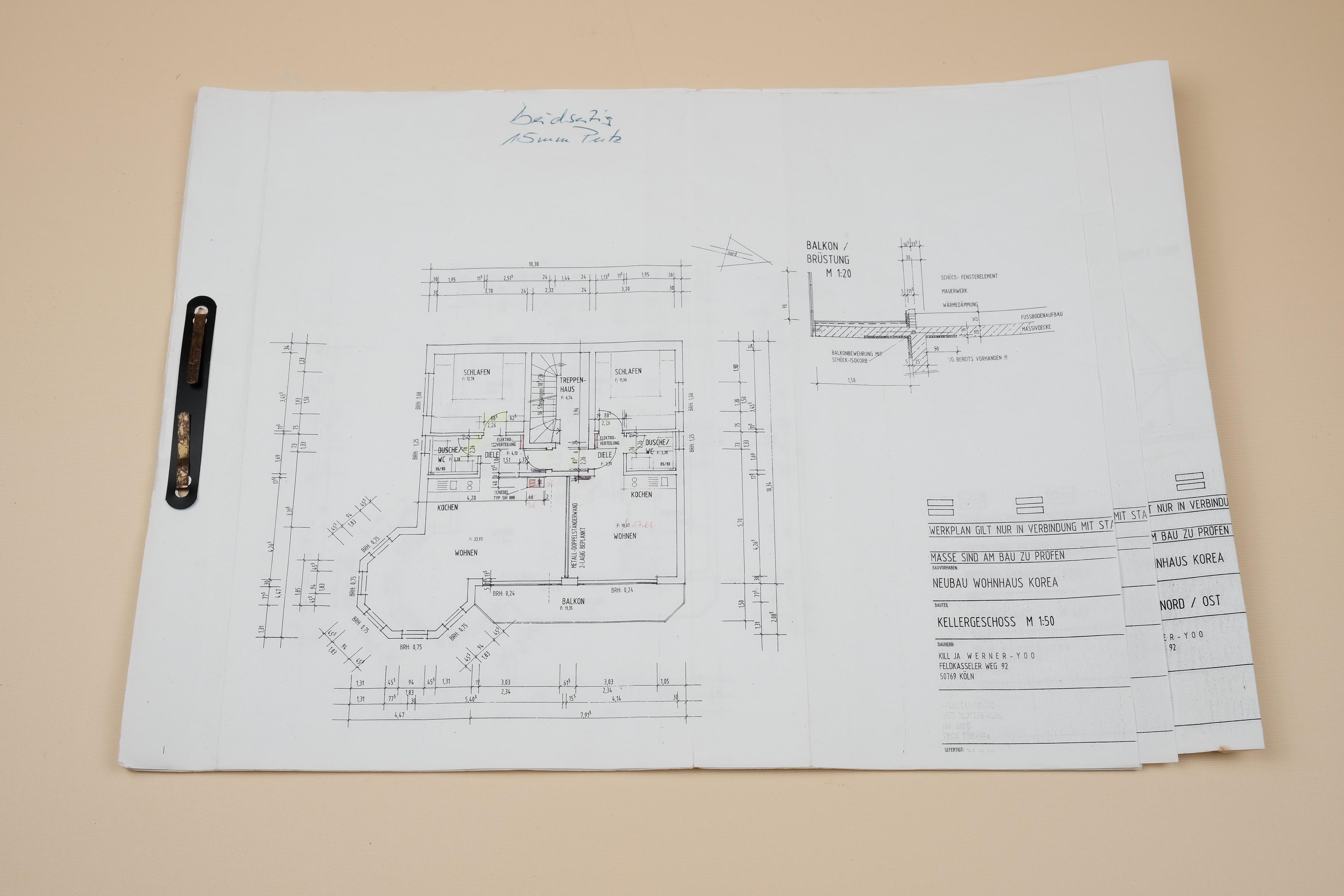 건축설계 도면 및 모형 (독일마을 빌라콜로니아)