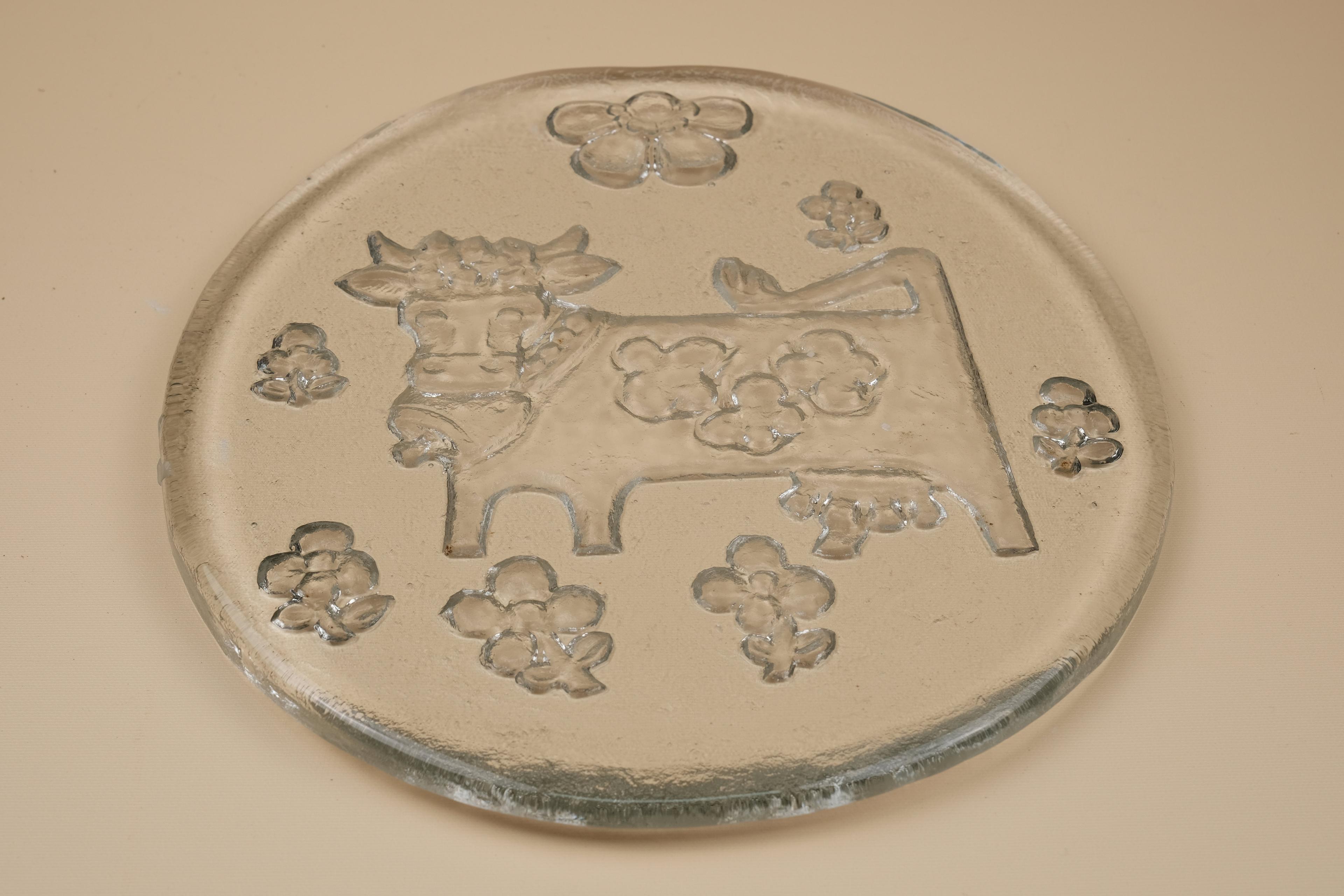 치즈담는 유리그릇