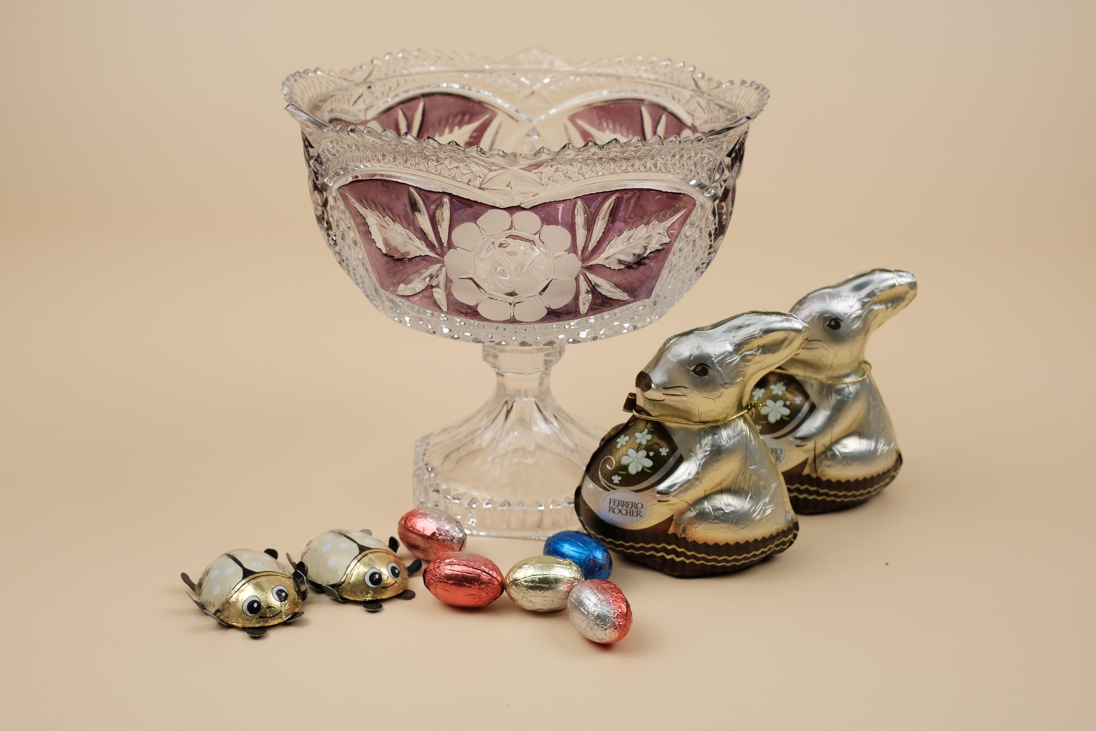 그릇, 인형 초콜릿